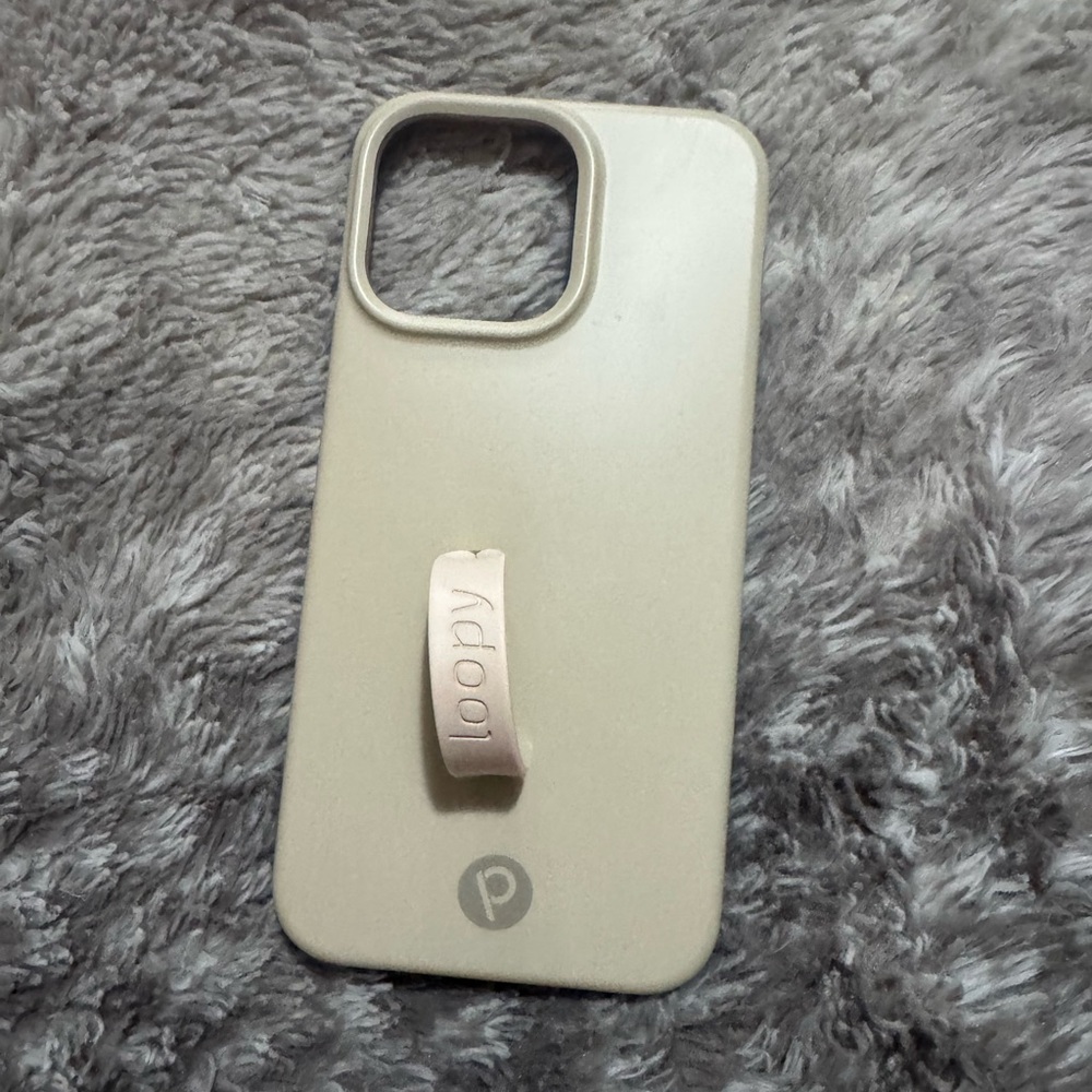 Loopy Case light tan Phone Cover with Loop